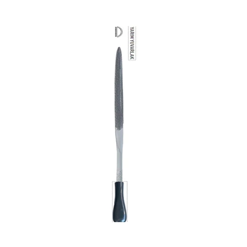 160mm TOME YARIM YUVARLAK SAATÇİ EĞE SAPLI