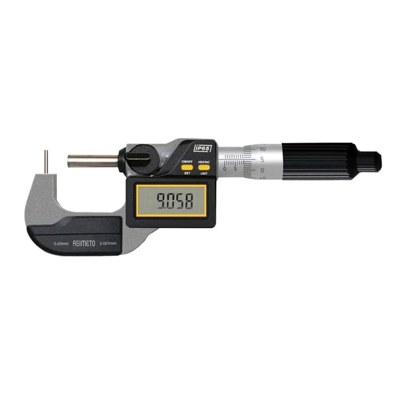 0-25mmx0.001 IP65 DİJİTAL TÜP MİKROMETRESİ
