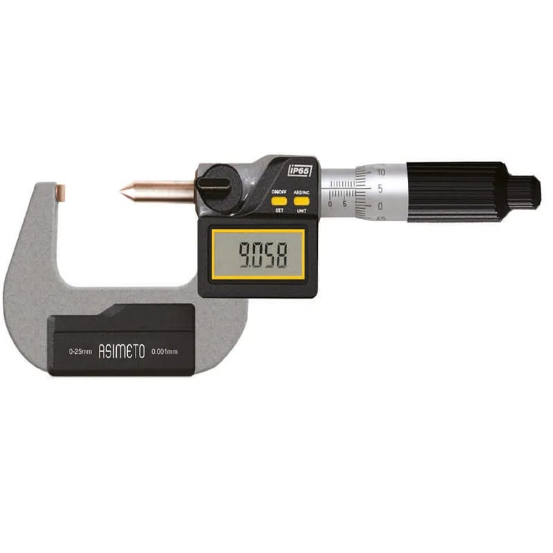 0-25mmx0.001 IP65 DİJİTAL TEK NOKTA MİKROMETRE