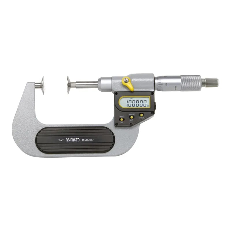 0-25mmx0.001mm DİJİTAL DİŞLİ MİKROMETRE