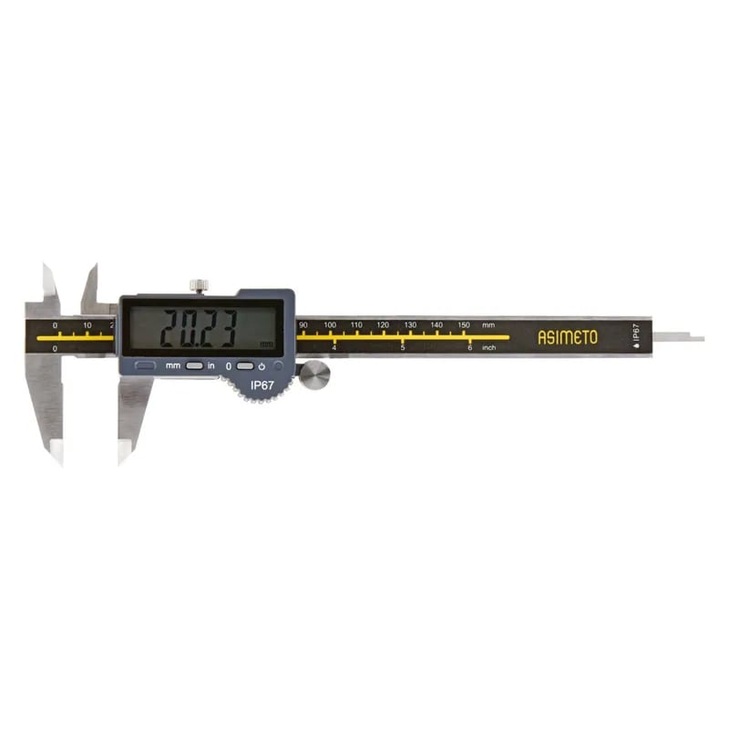 0-150mmx0.01 IP67 DİJİTAL KUMPAS BÜYÜK EKRAN