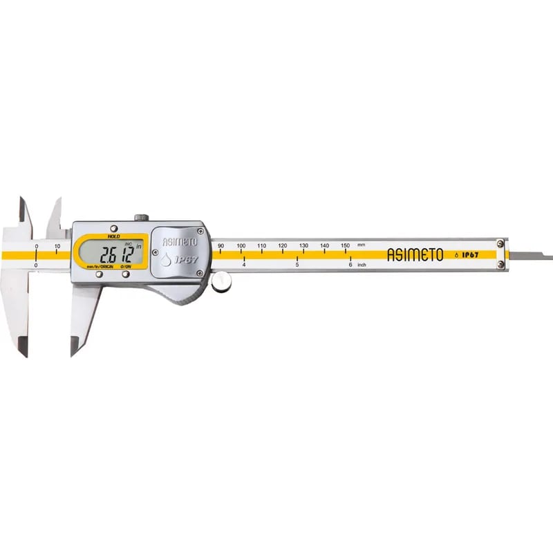 0-150mmx0.01 IP67 DİJİTAL KUMPAS METAL GÖVDE