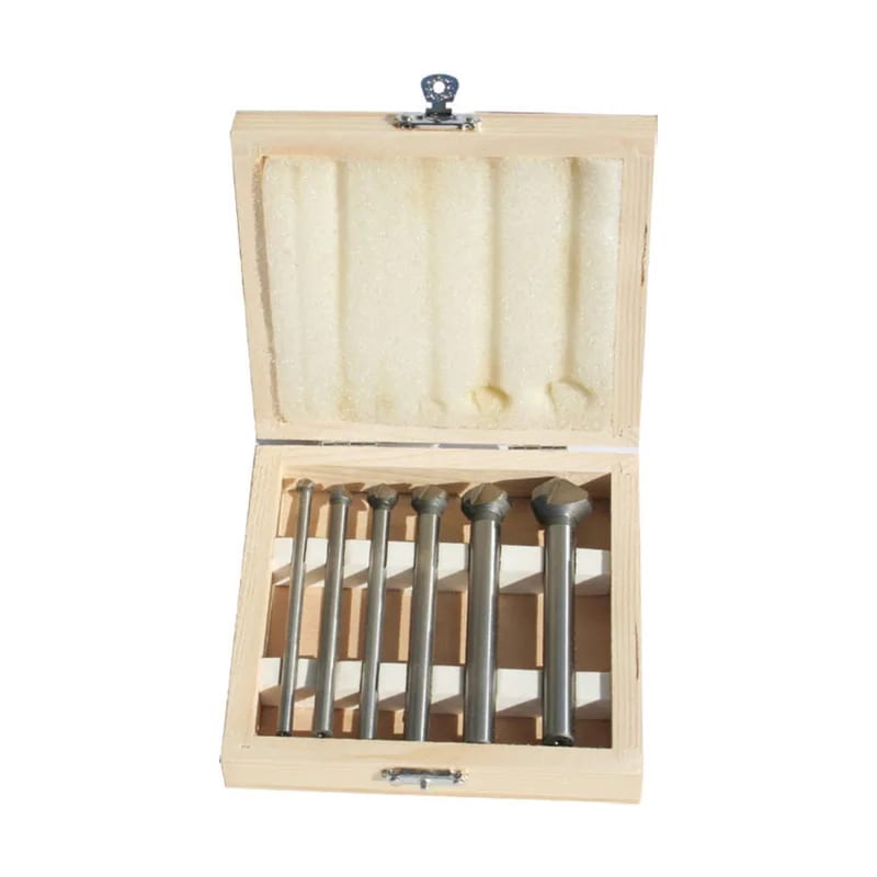 100mm SAPLI SET 6 PARÇA HAVŞA FREZE 90° HSS DIN335