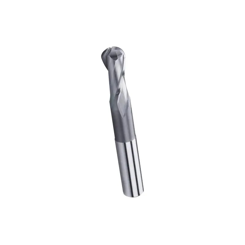 10mm 2 AĞIZ KISA KÜRE PARMAK FREZE HSS