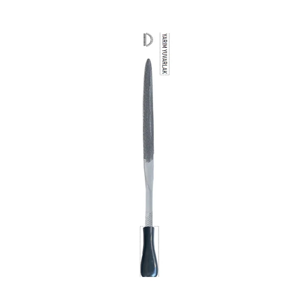 160mm TOME YARIM YUVARLAK SAATÇİ EĞE SAPLI