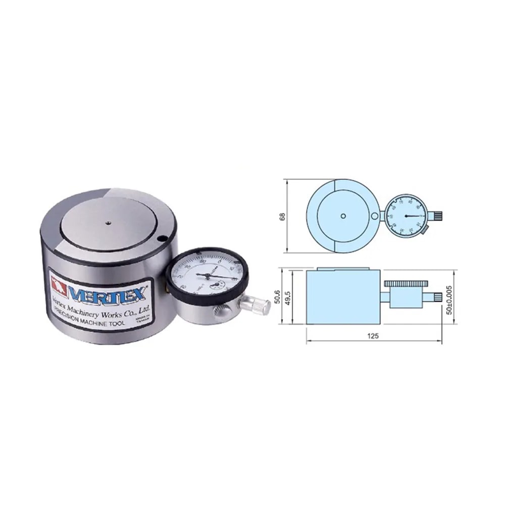 50mm VERTEX SAATLİ YÜKSEKLİK HİZALAMA (B)