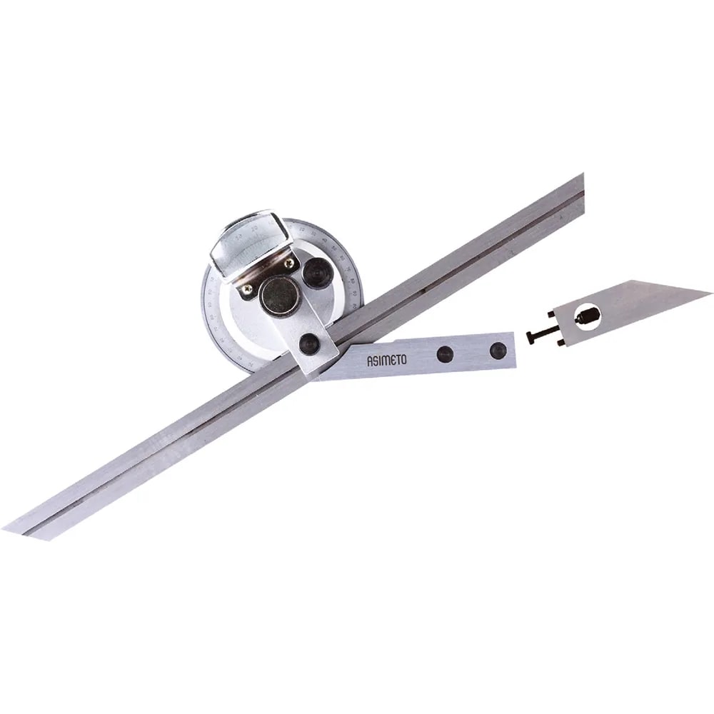 AÇI ÖLÇER 3-ÇUBUK BÜYÜTEÇLİ (150mm, 200mm, 300mm)