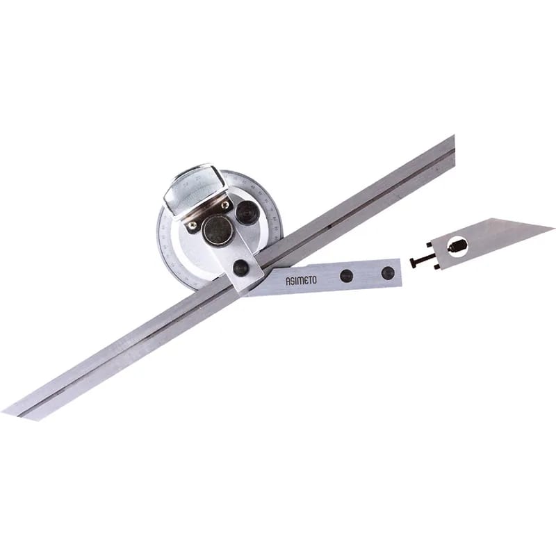 150mm AÇI ÖLÇER 1-ÇUBUK BÜYÜTEÇLİ