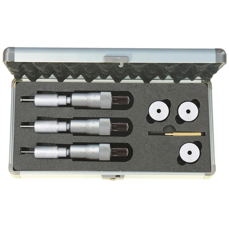 6-12mmx0.01 2/3-NOKTA TEMASLI MEKANİK MİKROMETRE