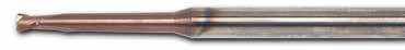 EMB - Bull Nose - End Mill w/.75˚ Taper Neck HSN Coated - EMB-4.0-0.5-HSN-20NL