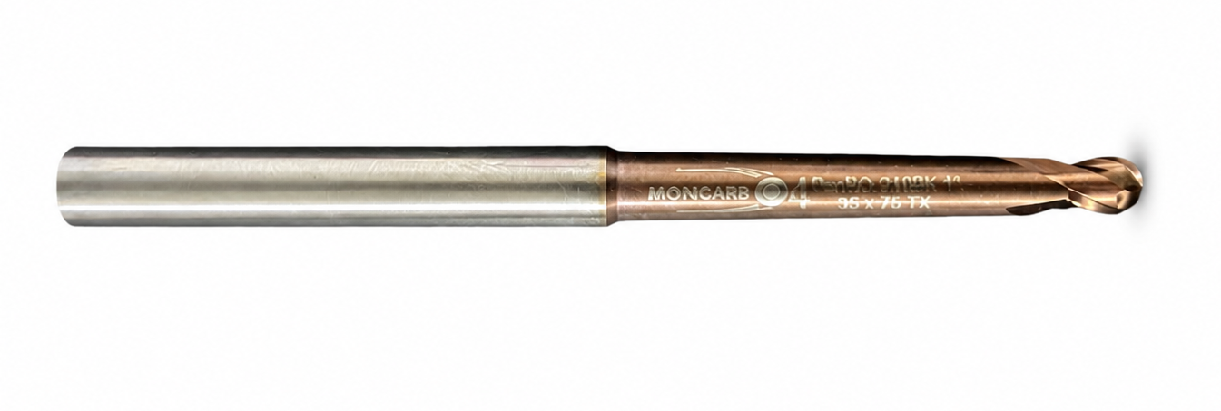 Moncarb PenBO-210BK Serisi Konik Boyunlu Yekpare Karbür Küre Freze - PenBO-210BK-1,0x10 TX